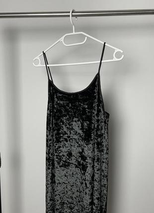Бархатное велюровое платье комбинация от victoria's secret4 фото