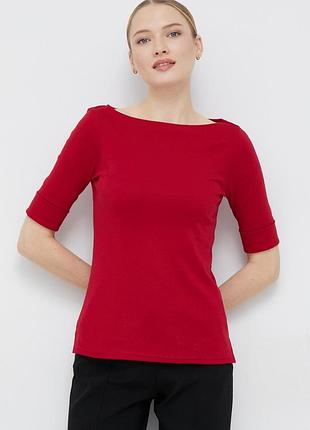 Футболка lauren ralph laurenженский цвет красный