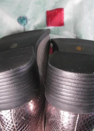 Жіночі черевики ботинки челсі colors of california сірі с блиском сріблясті луска 40 р8 фото