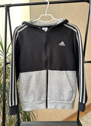 Теплая толстовка adidas 13-14 лет