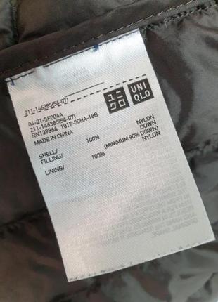 Uniqlo жилетка пух/перо8 фото