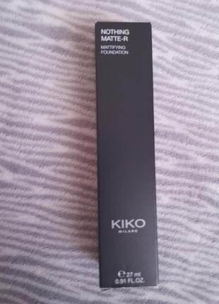 Kiko milano матирующая тональная основа