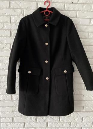 Красивое пальто демисезонное черное 16 ххл2 фото