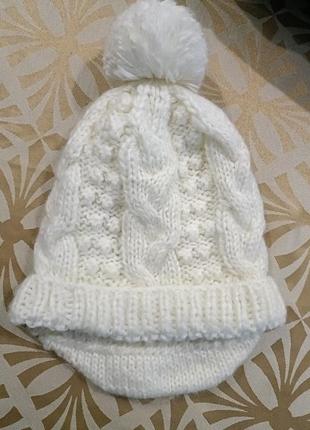 Оригинальная стильная женская зимняя шапка известного премиум бренда the north face 👀 tnf2 фото
