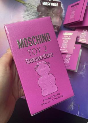Moschino toy 2 bubble gum (edt) туалетна вода edt 100 ml spray tester (оригінал)4 фото