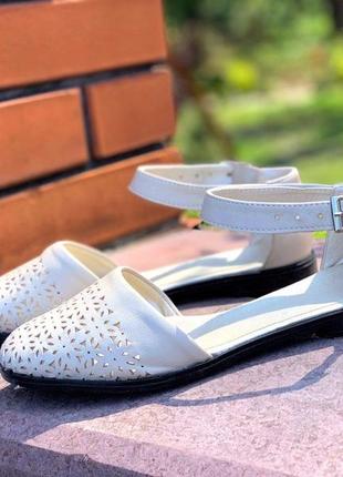 Балетки " white " 2