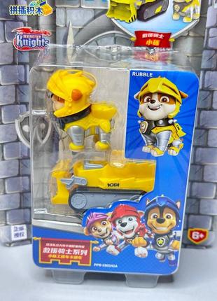 Игровой набор щенячий патруль spin master крепыш рыцарь с инерционной машинкой paw patrol4 фото