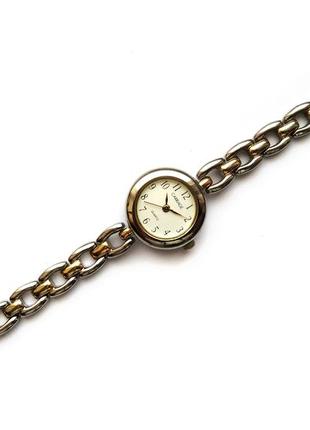 Carriage by годинник timex з сша в сріблясто-золотаві відтінки2 фото