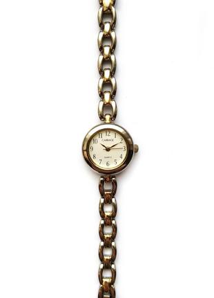 Carriage by годинник timex з сша в сріблясто-золотаві відтінки3 фото