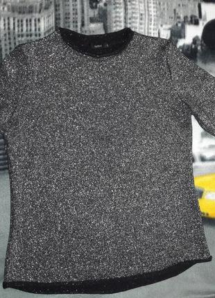 Чорна Блуза з люрексом, м-л