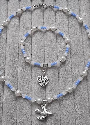 Комплект чекер с браслетом