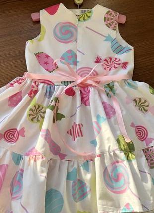 Новое платье конфетка карамелька в наличии 98-104рр2 фото