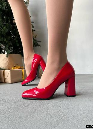 Туфли красные8 фото