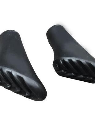 Ковпачки для скандинавських палиць 9201 чорний (59228008), power play