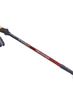 Палка трекінгова exponent ty-8038 червоний (59429232), no branding