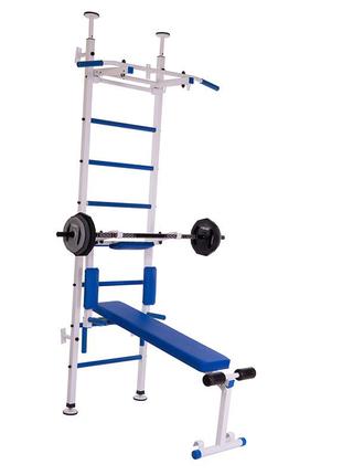 Шведська стінка-стійка одіcсей l-6777 білий (58508164), fdso