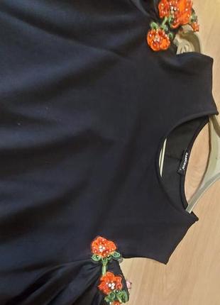 Эксклюзиваное женское платье- туника большой размер 62-68