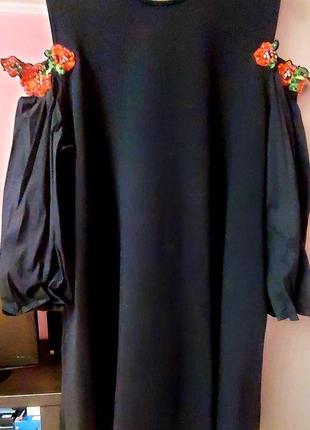 Эксклюзиваное женское платье- туника большой размер 62-68