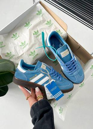 Замшеві кросівки adidas spezial blue