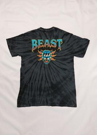 Футболка мерч mr. beast hunter black & grey tie dye t-shirt