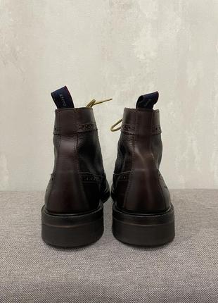 Кожаные лоферы броги обуви туфли gant, размер 43 27.5 см8 фото