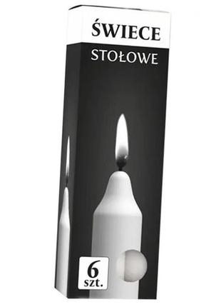 Набір столових свічок s1-66 6шт (76615034), bispol