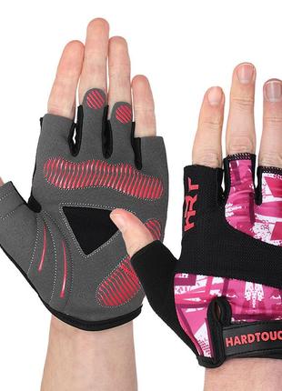 Перчатки для фитнеса fg-9523 l розовый (07452011)