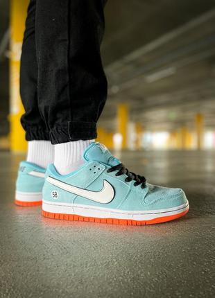 Кросівки nike sb dunk low gulf blue orange 6