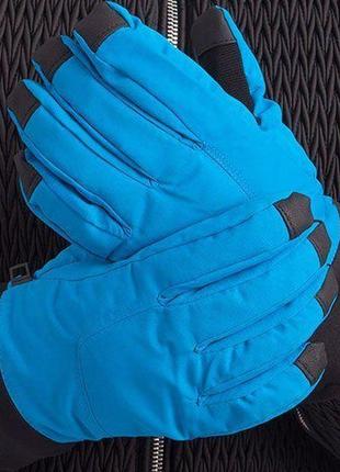 Перчатки горнолыжные женские b-666 m/l голубой (07508022)