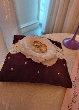 Подушечка для колец 4