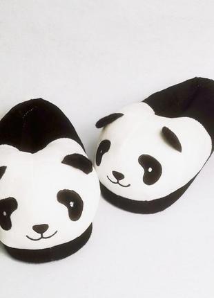 Тапочки кигурувые плюшевые панда добра 35-42 (27 см)