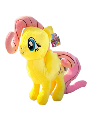 М'яка іграшка пони-пегас флаттершай  з мультфільму "my little pony" 30 см середня