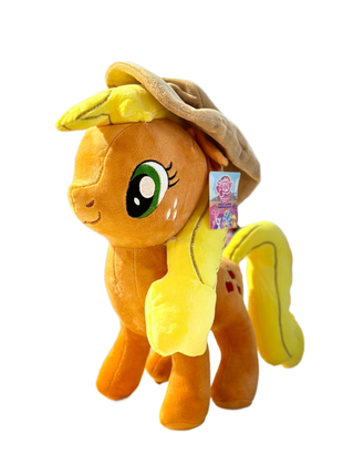 М'яка іграшка поні епплджек яблучко конячка з мультфільму "my little pony" 30 см середня1 фото