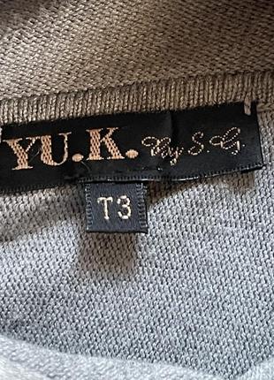 Стильный свитер гольф водолазка от известного бренда yu.k.6 фото