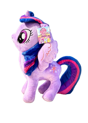Мягкая игрушка пони сумеречная  искорка из мультфильма "my little pony" 30 см средняя