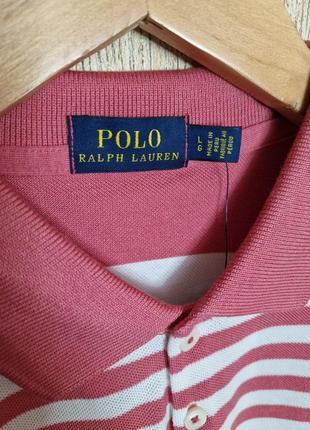 Стильная футболка, поло в полоску polo ralph lauren, оригинал9 фото