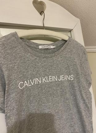 Футболка calvin klein оригінальна бавовняна майка блуза кофта бавовна оригінал xs s m8 фото