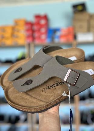 Мужские тапочки шлепанцы birkenstock оригинал новые сток без коробки2 фото