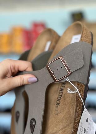 Мужские тапочки шлепанцы birkenstock оригинал новые сток без коробки4 фото