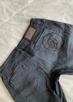 Чёрные, графитовые джинсы зауженные скини dlf jeanplay2 фото
