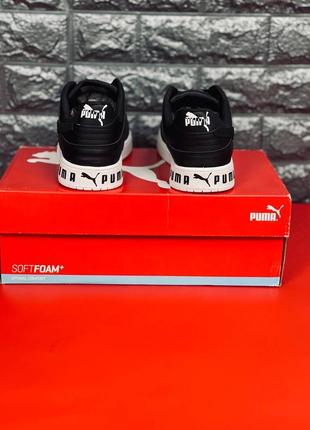 Кроссовки женские пума puma basket cali black white стильные пума, хит!6 фото