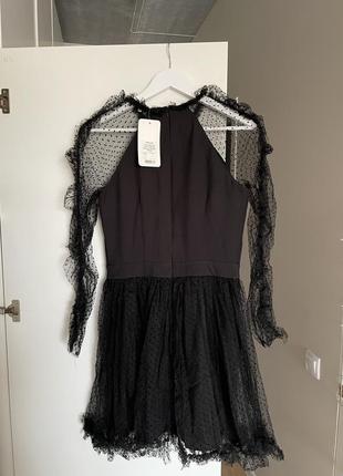 Мини-платье черная3 фото