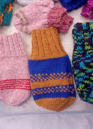 Вязаные носки, полушерсть, теплые, подарок8 фото