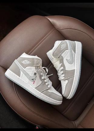 Air jordan 1 high grey blue