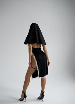 Костюм монахина/ костюм для ролевых игр/ эротическое сексуальное белье6 фото