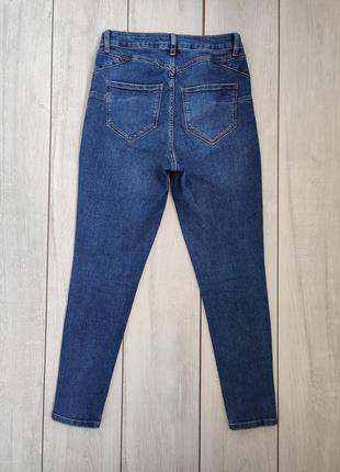 Стрейчевые джинсы женские с высокой талией идеал 12 р пояс 36-38 длина 95 скини египет8 фото