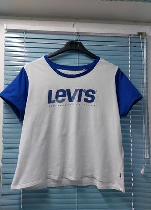 Женская хлопковая футболка levi's