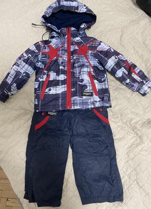 Термо лыжный костюм комплект куртка штаны баллоновые1 фото