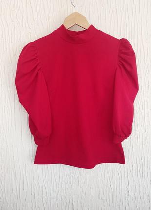 Кофта блуза красная