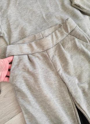 Стильний костюм штани кофта светр теплий спортивний6 фото